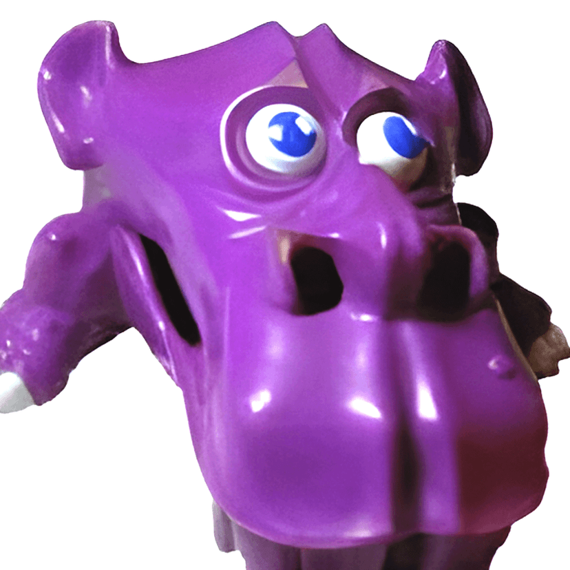 Mini Traps Purple (1988) from The Real Ghostbusters (1986 - 1989), action figure