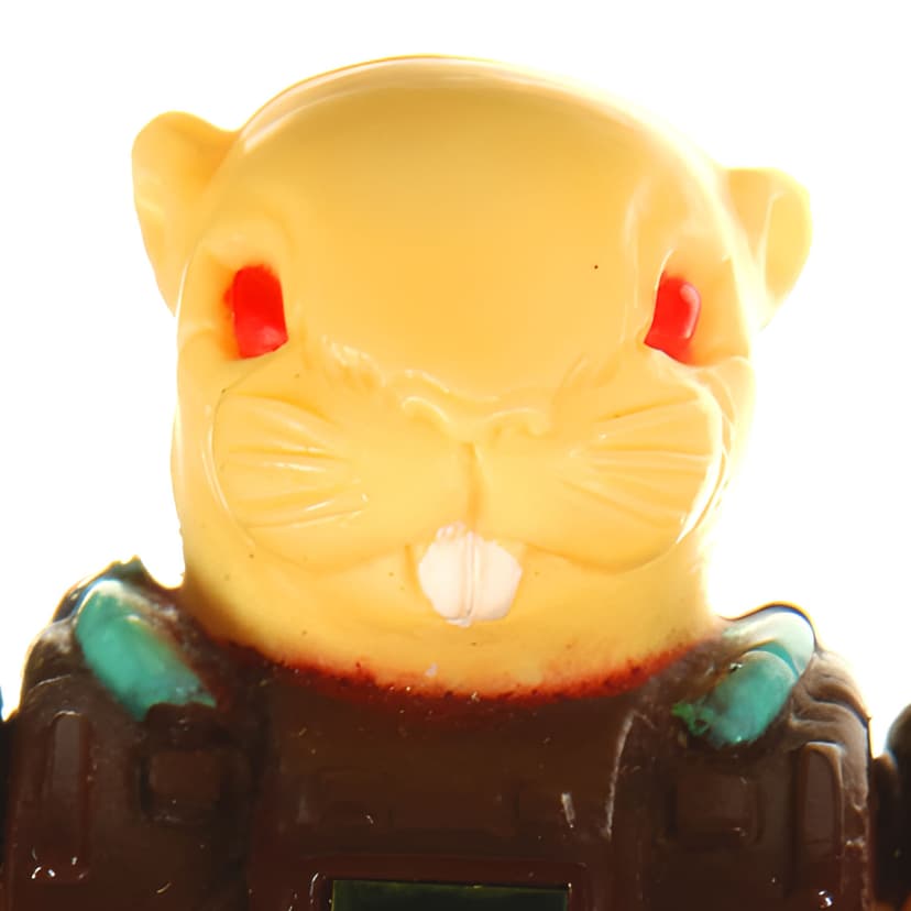 Eager Beaver (1987) from Battle Beasts (1987), action figure