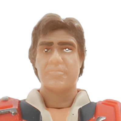 Han Solo (Smuggler's Flight Pack) (1995) from Star Wars Power of the Force (1995), action figure