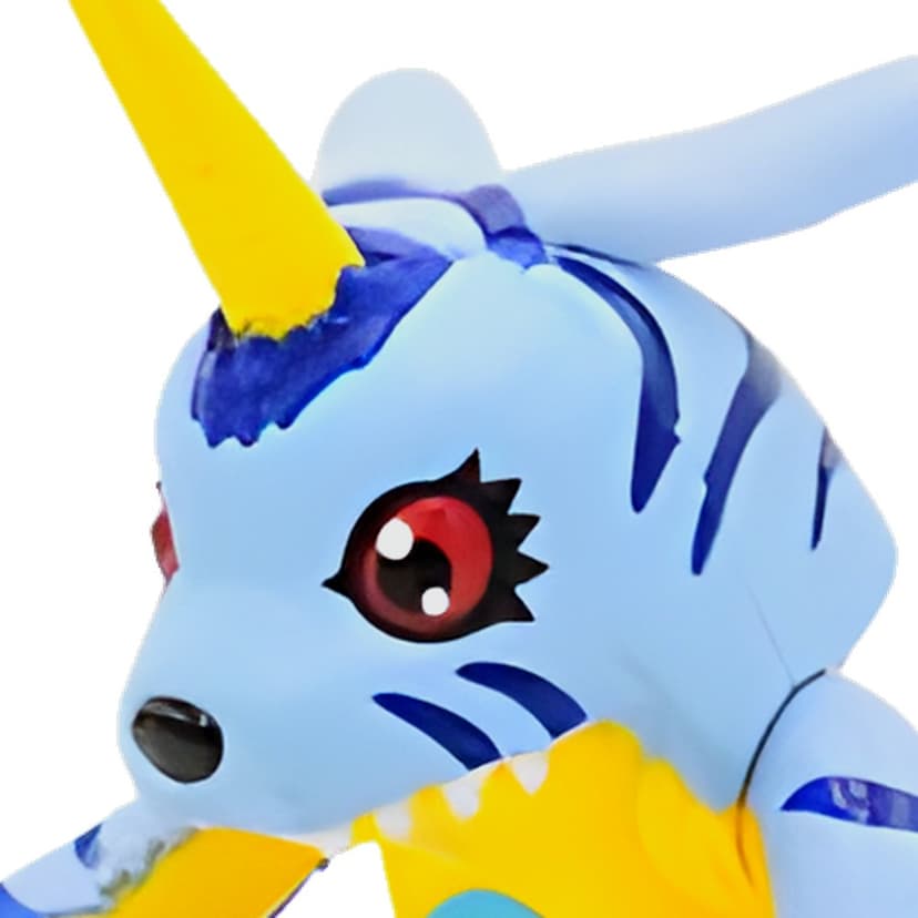 Gabumon (Talking) (1999) from Digimon (1999 - 2004), action figure