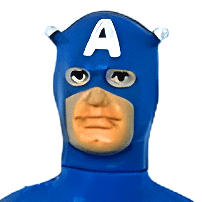 Captain America (1984) from Marvel Super Heroes Secret Wars (1984), action figure
