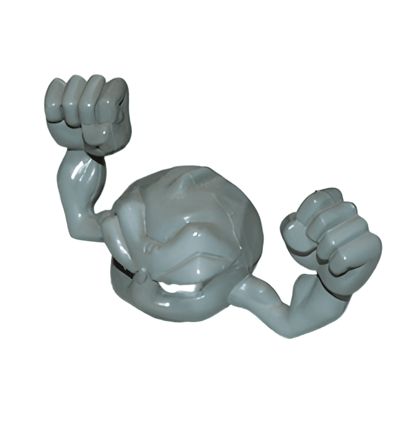 Geodude (1996) from Pokemon (1996), action figure