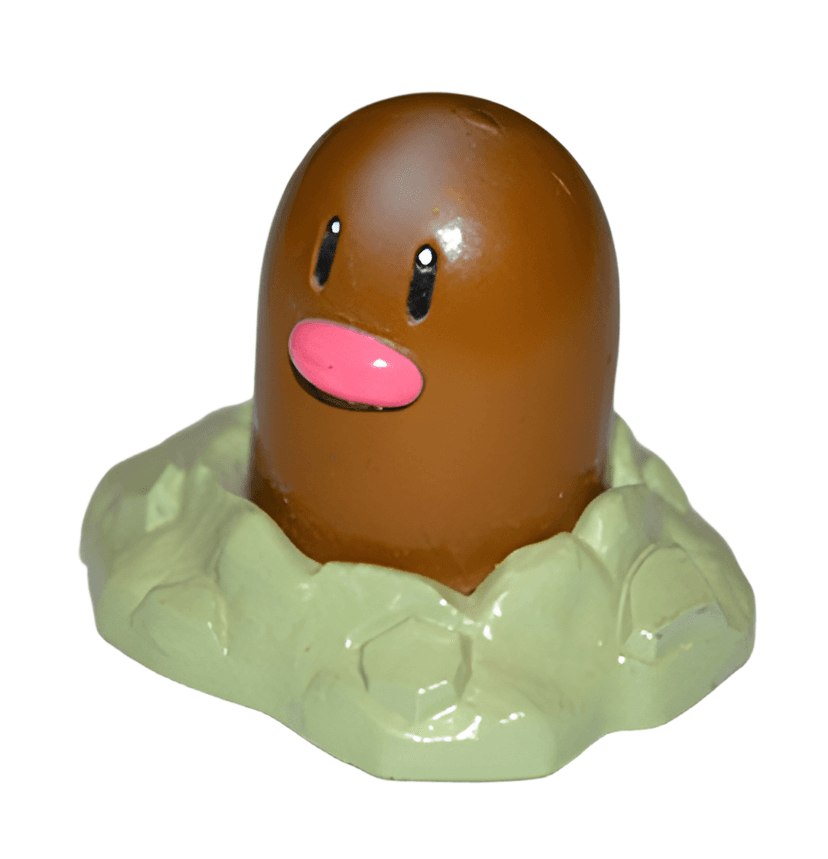 Diglett (1996) from Pokemon (1996), action figure